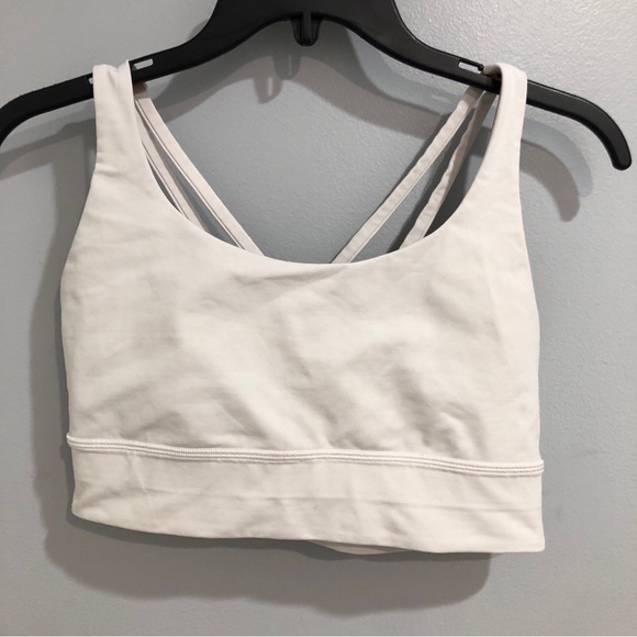 lululemon athletica Other - Lululemon Energy Longline Sports Bra White Women’s size 10